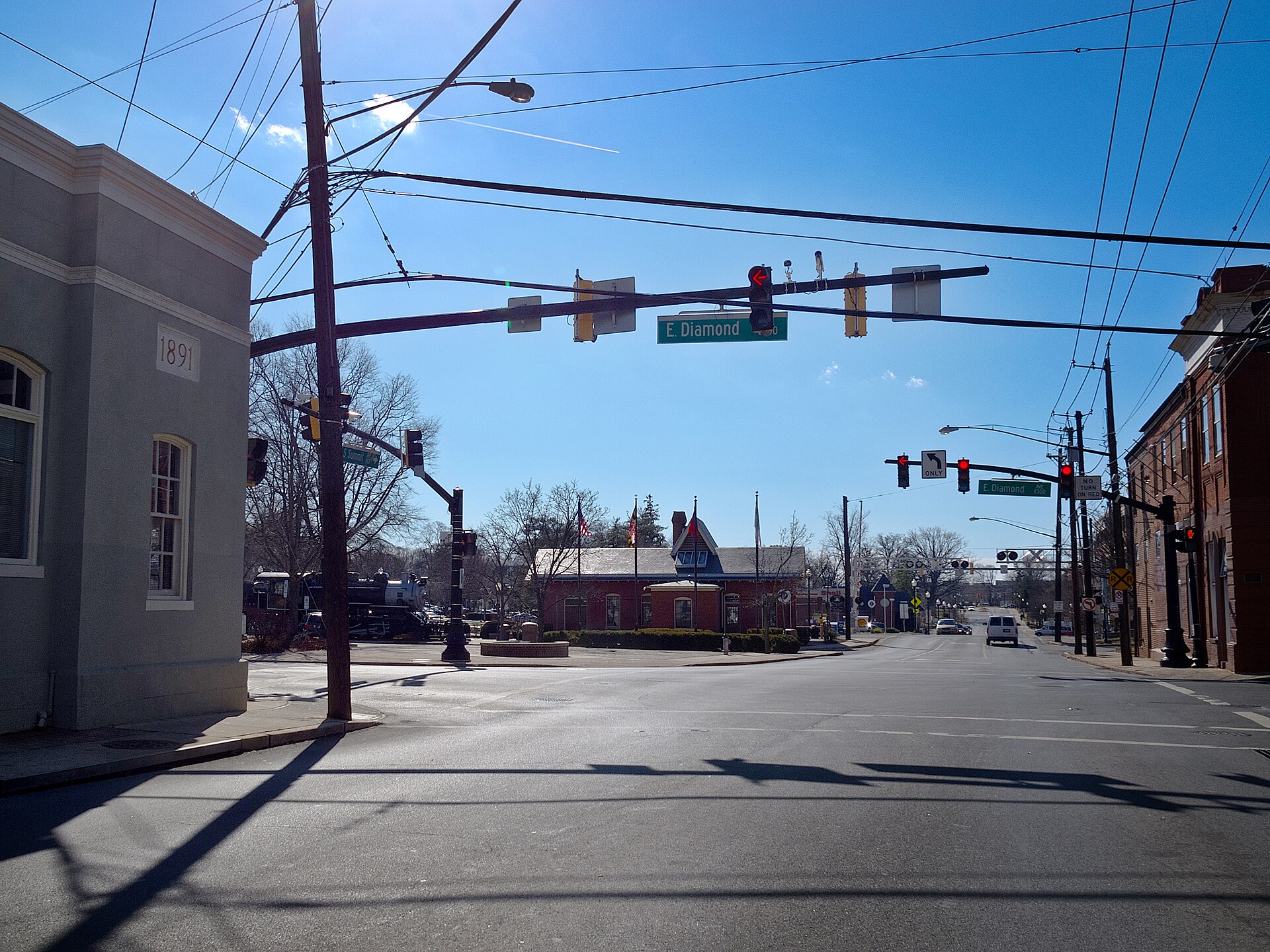 Centre de Gaithersburg, Diamond Avenue, Maryland